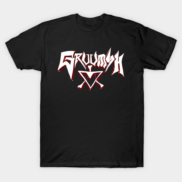 Gruumsh Bloody Band T-Shirt T-Shirt by Phobotech